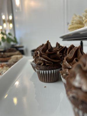 Delicious chocolate cupcakes