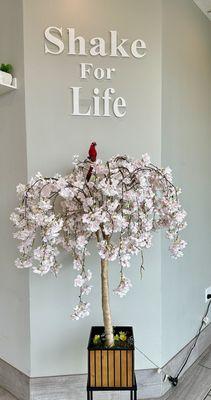 I love this cherry tree, even if it isn't real.