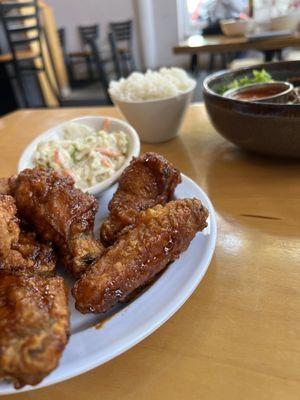 Fried chicken & Bulgogi Bibimbap