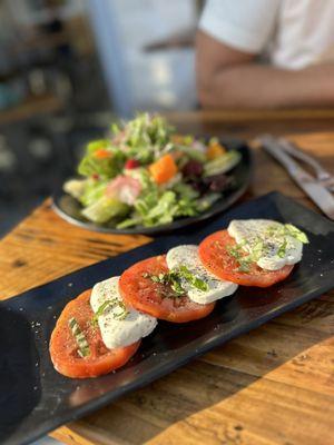 Caprese and the roots salad. Both delish!!!