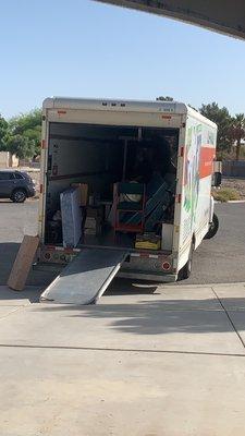 Truck well organized