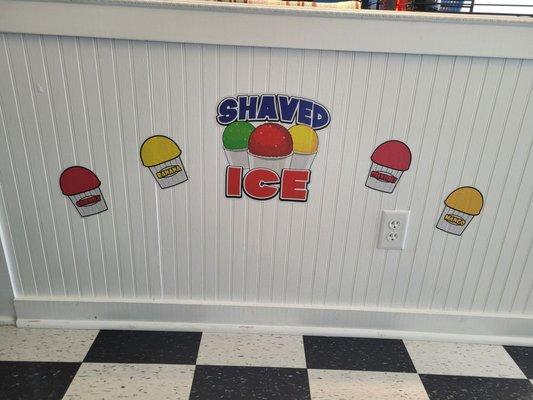 Come get some snow like shaved ice today