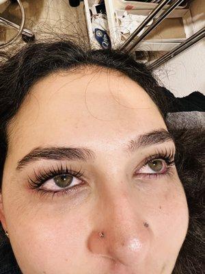 Lash lift/tint