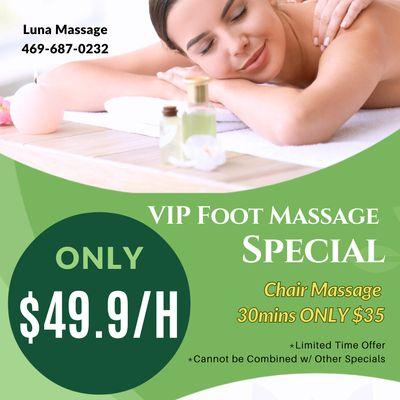 VIP  Foot Massage Special