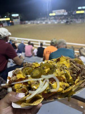 Pulled pork nachos $10