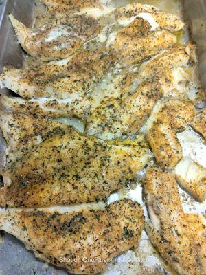 Baked fish