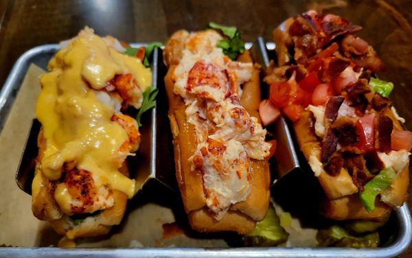 Lobster Roll Trio....Heaven X 3