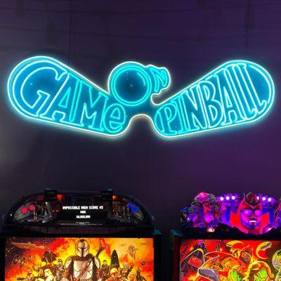 Game On Pinball Neon sign