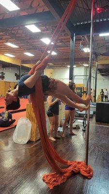 Pole silks