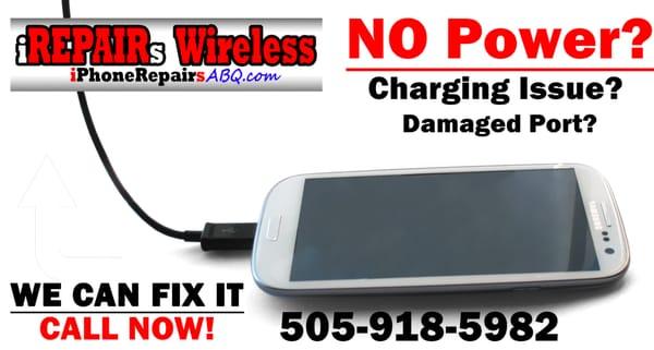 no power, broken charging port, charging issue? We can repair all power related issue for all phone and tablet!