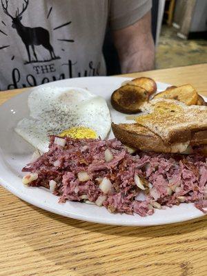 Corn beef and hash