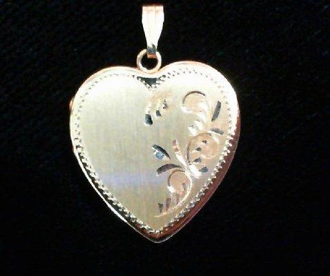 14kt and gold filled heart lockets for Birthdays, Christmas or Valentine's Day