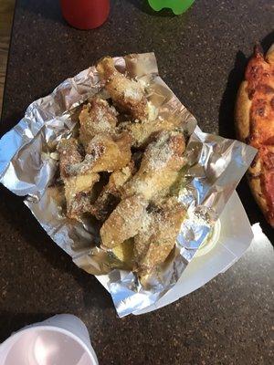 Garlic Parmesan wings