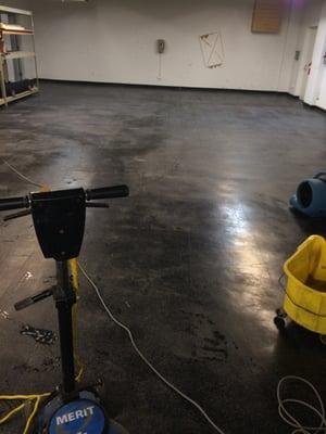 floor finishing before