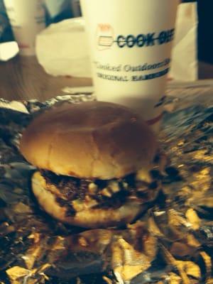 Cookout style burger!!!