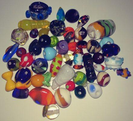 Glass beads made by Handmade Glass Beads by Kimaling