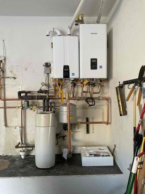 Combi-boiler and tankless!