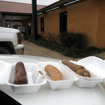 holy trinity: smoked; crawfish; regular