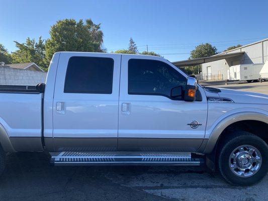 My 2012 F-250 just tinted