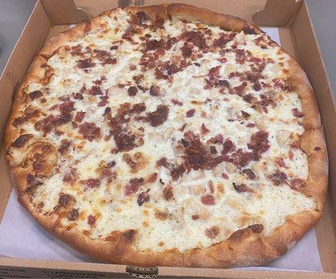 Chicken Bacon Ranch Pizza