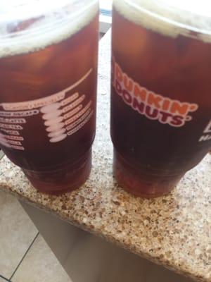 iced black coffee $2.55 each