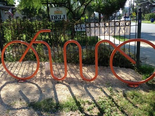 Cool bike racks!