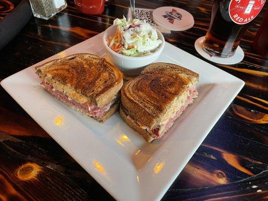 Reuben with Cole Slaw