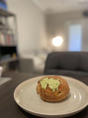 Matcha supreme croissant