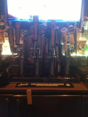 Good local beers on tap! Pigs do fly here get the bourbon pork wings, and be kind to Candy.