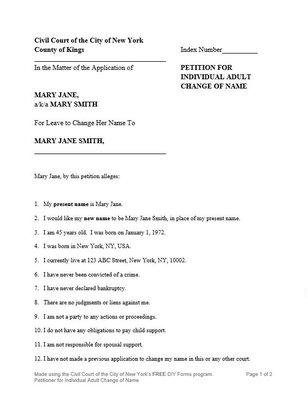 PAGE 1 sample of how your petition should look like after you fill out: www.lawhelpinteractive.org/Interview/GenerateInterview/2445/engine