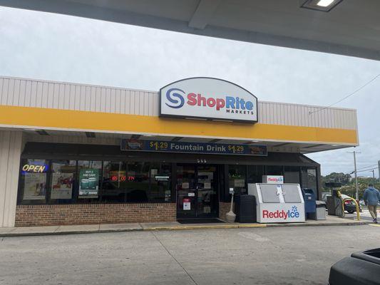 the gas station shop