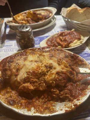 Chicken Parmesan and a side of Cavatelli