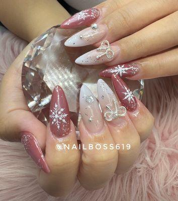 Dm us on Instagram @nailboss619 or call us 619 282 7788 to book your appointment