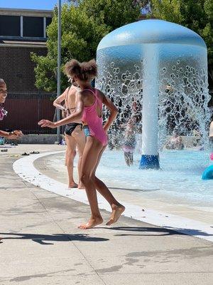 Fun in the sun.. splash pad