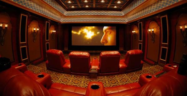 Lighting, carpet and seating really add to the feel of the home theater. This can be the most important part of the room for some people!