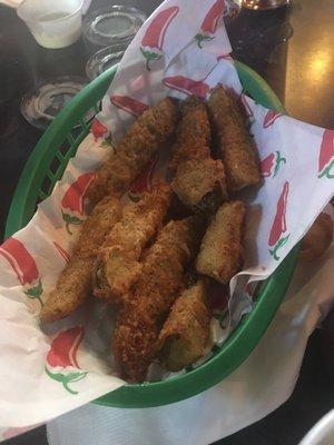 Fried pickles.