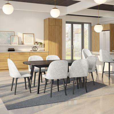 Amisco Hendrick Table with Zahra Chairs