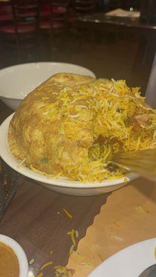 Potlam Chicken Biryani