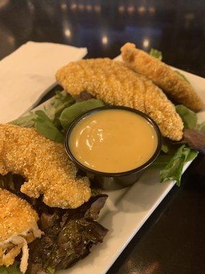 Chicken tenders with honey mustard