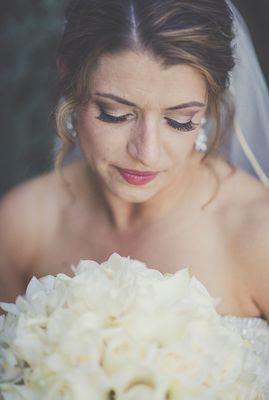 Bride Jennifer - Hair and Makeup styled by Sarah