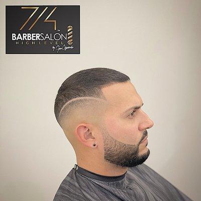 Skin fade and beard trim