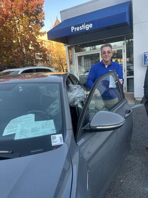 Jonathan Goldberg laughing after driving into me