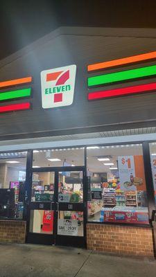 Outside 7-eleven