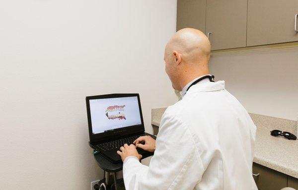 We have digital scanning technology and digital xrays