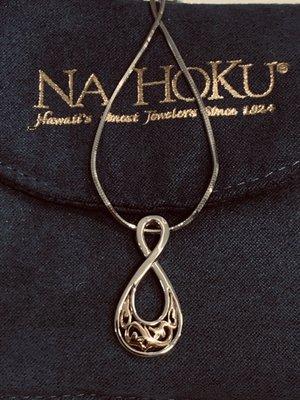 Nalani Infinity Pendant for my wife- infinite Heavens and continuous flow of life and love.