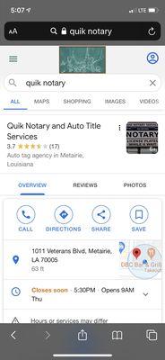 Quik Notary Services