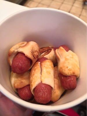 pretzel dog bites!