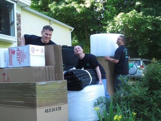 360 Degree Moving provides all the packing materials for a smooth move.