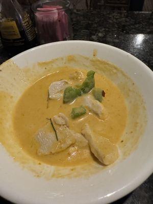 Panang curry with pork