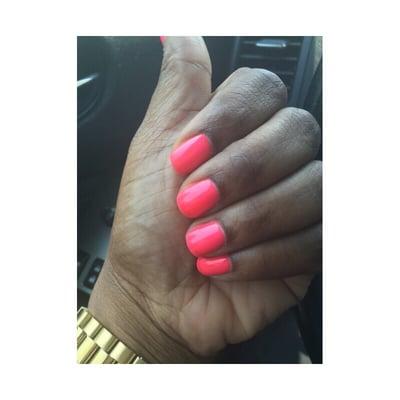 Gel polish and manicure